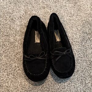 Black Moccasins for Women